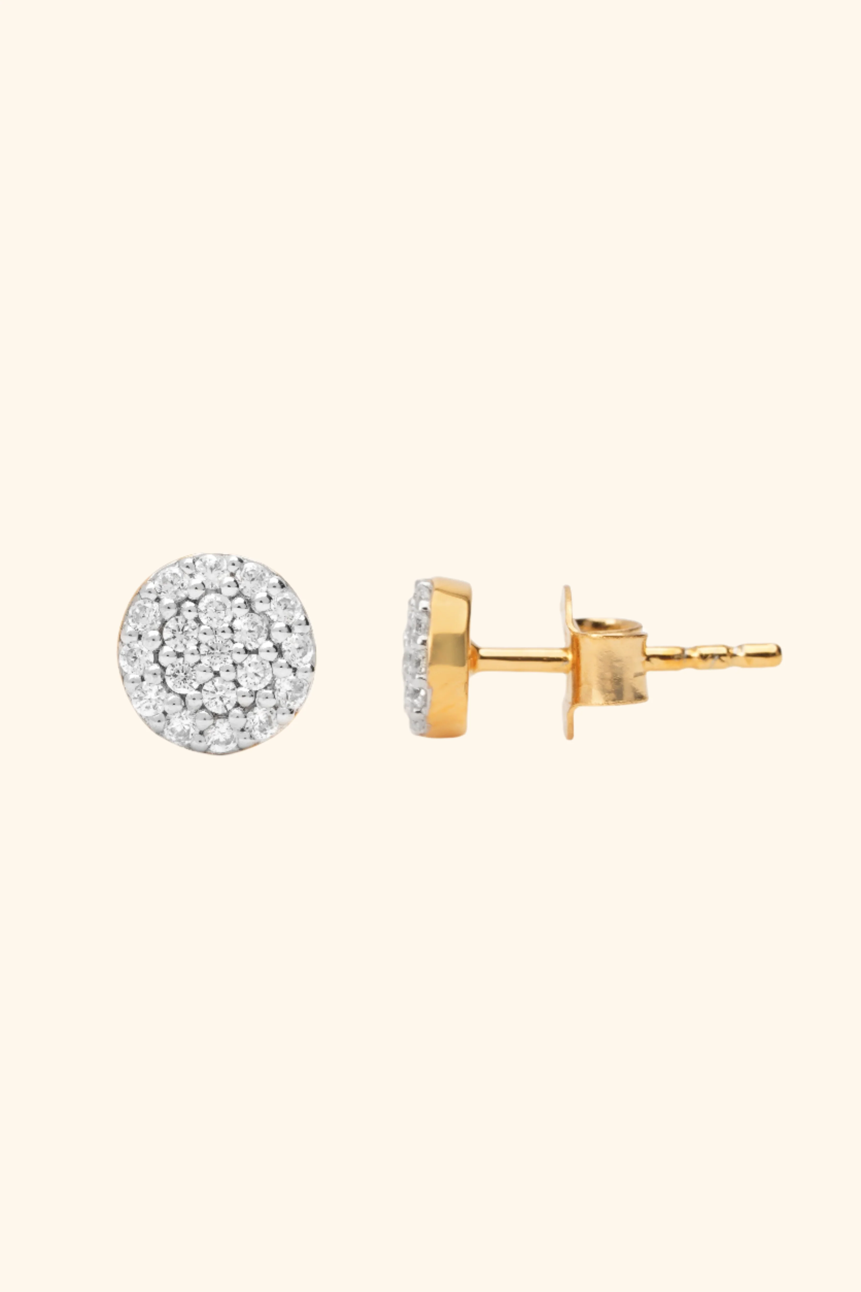 Gabriel Petite Cluster Round Studs - Image 4
