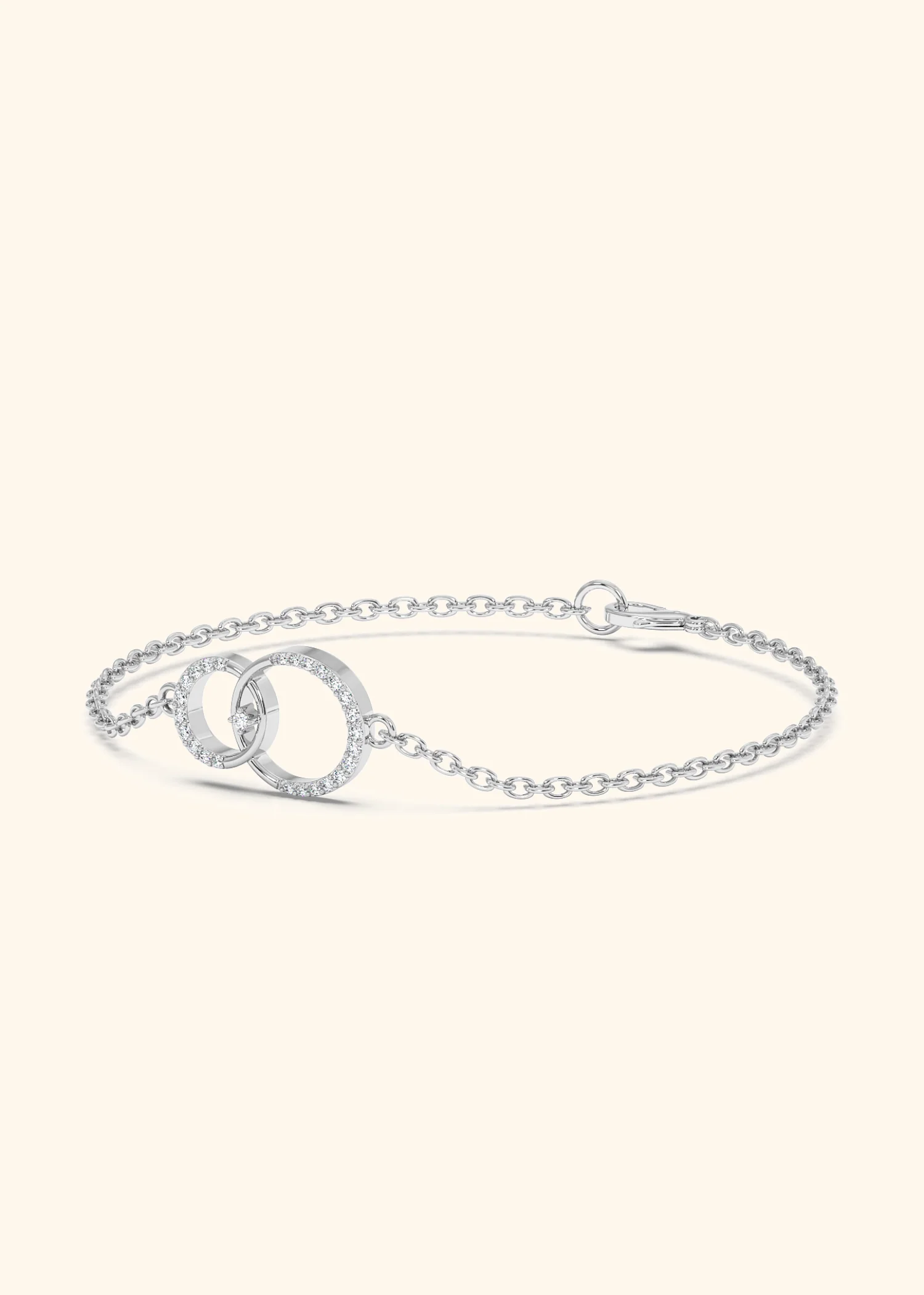 Interlinked Circles Pavé Forever Bracelet - Image 7