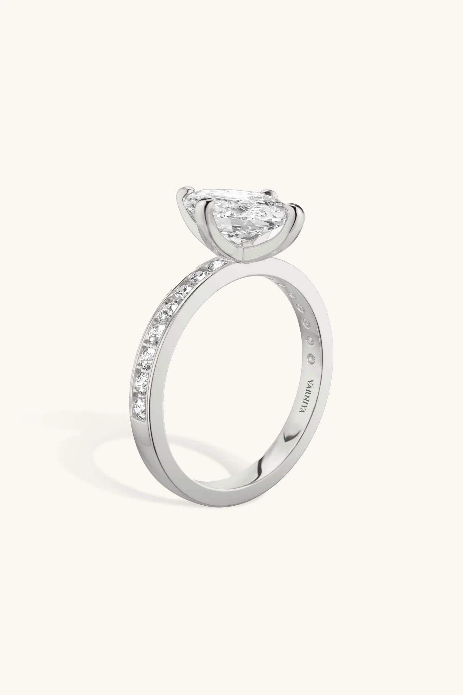 Sequinne Marquise Large Pavé Band - Image 12