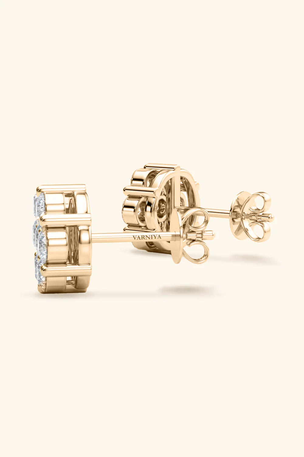 Vintage Cluster Studded Earring - Image 10