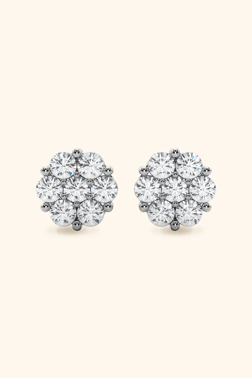 Vintage Cluster Studded Earring - Image 11