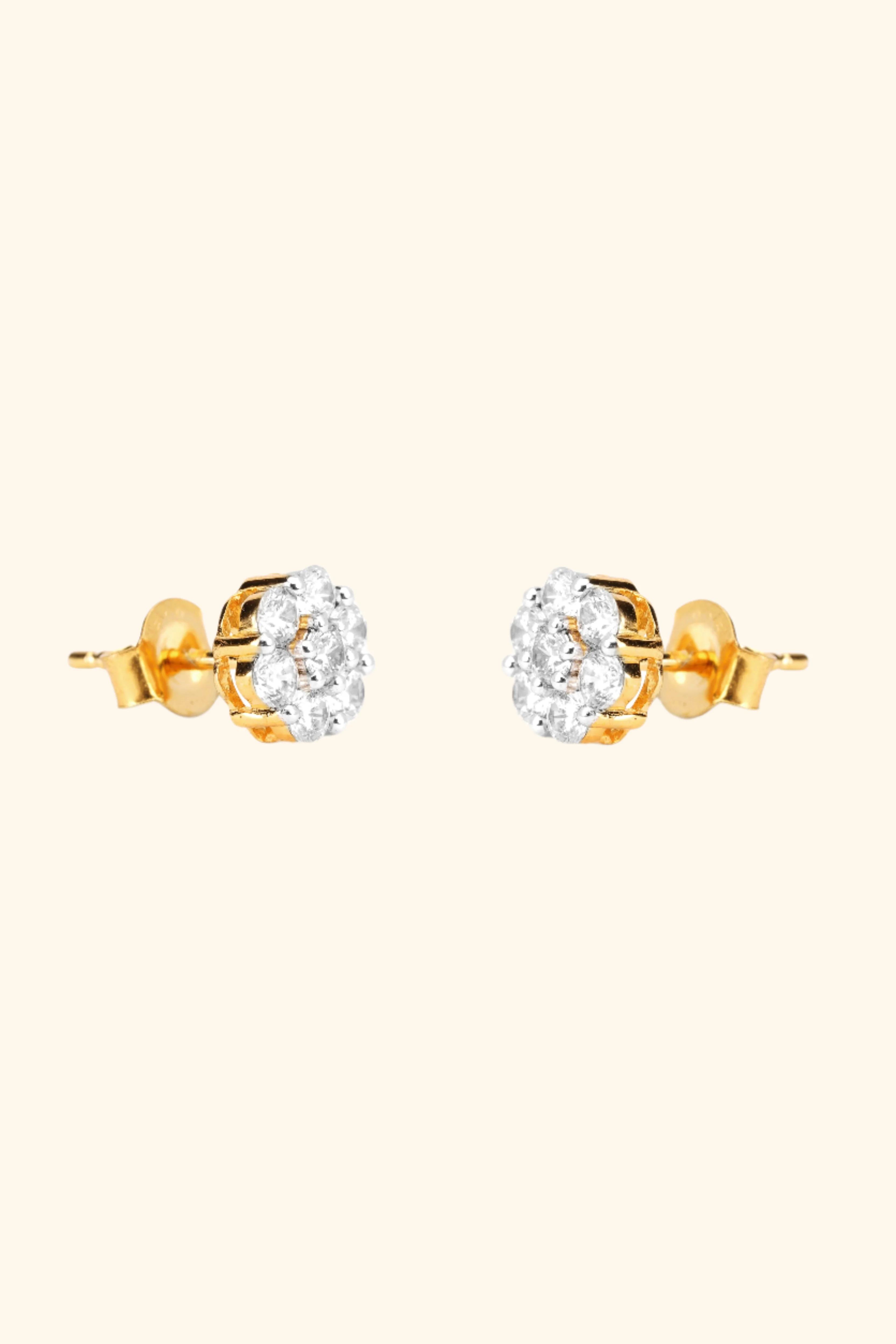 Vintage Cluster Studded Earring - Image 7