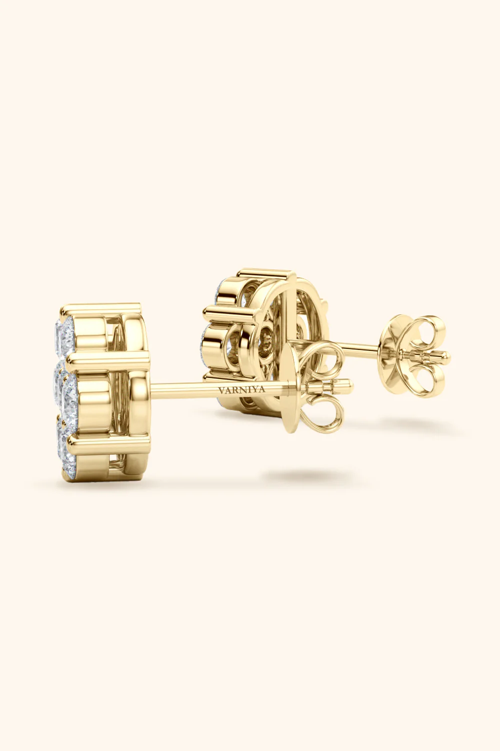 Vintage Cluster Studded Earring - Image 9